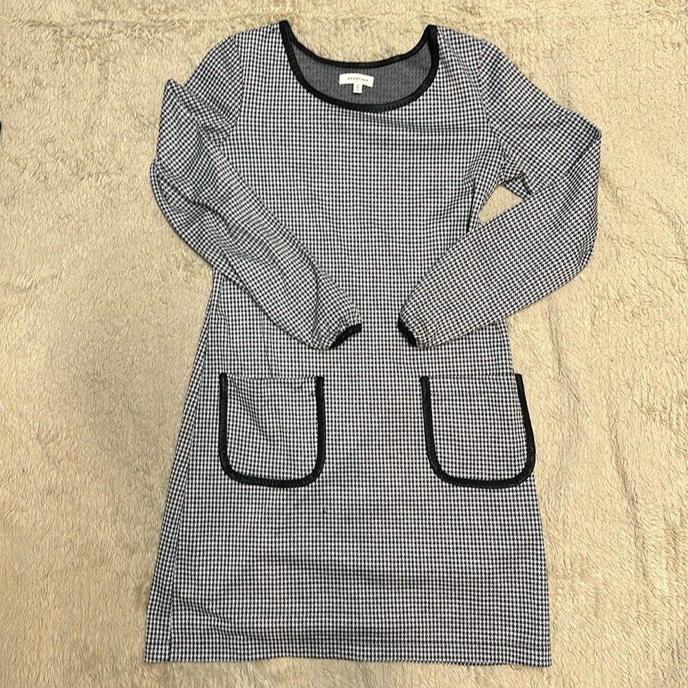 Max Studio Houndstooth dress mini